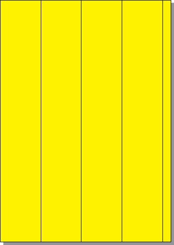 A4 polyester gul 20695