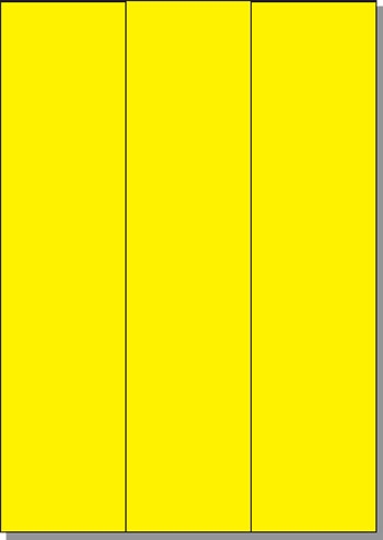 A4 polyester gul 20705