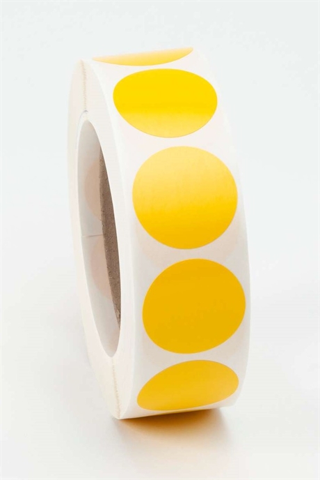 Marking dots 75518 yellow vinyl 35 mm